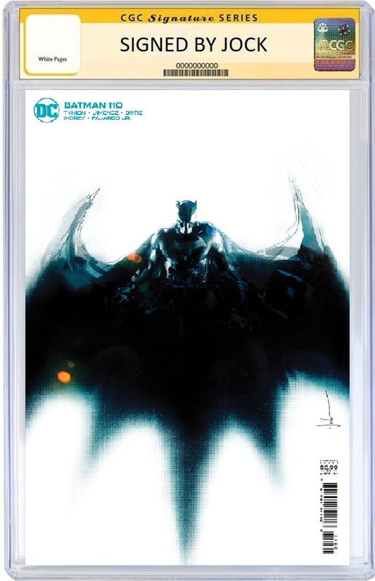 BATMAN #110 JOCK VARIANT CGC SS 9.8 SIGNED BY JOCK