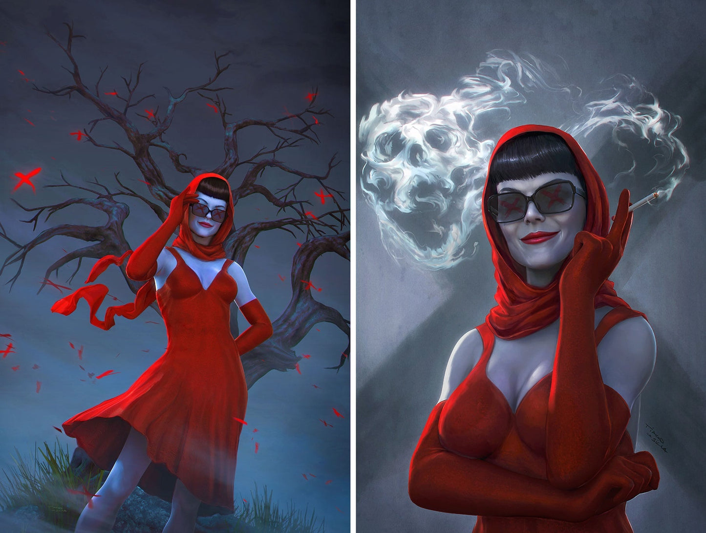 DEPARTMENT OF TRUTH #11 TIAGO DA SILVA TREE/SMOKING VIRGIN VARIANT SET LIMITED TO 350 SETS