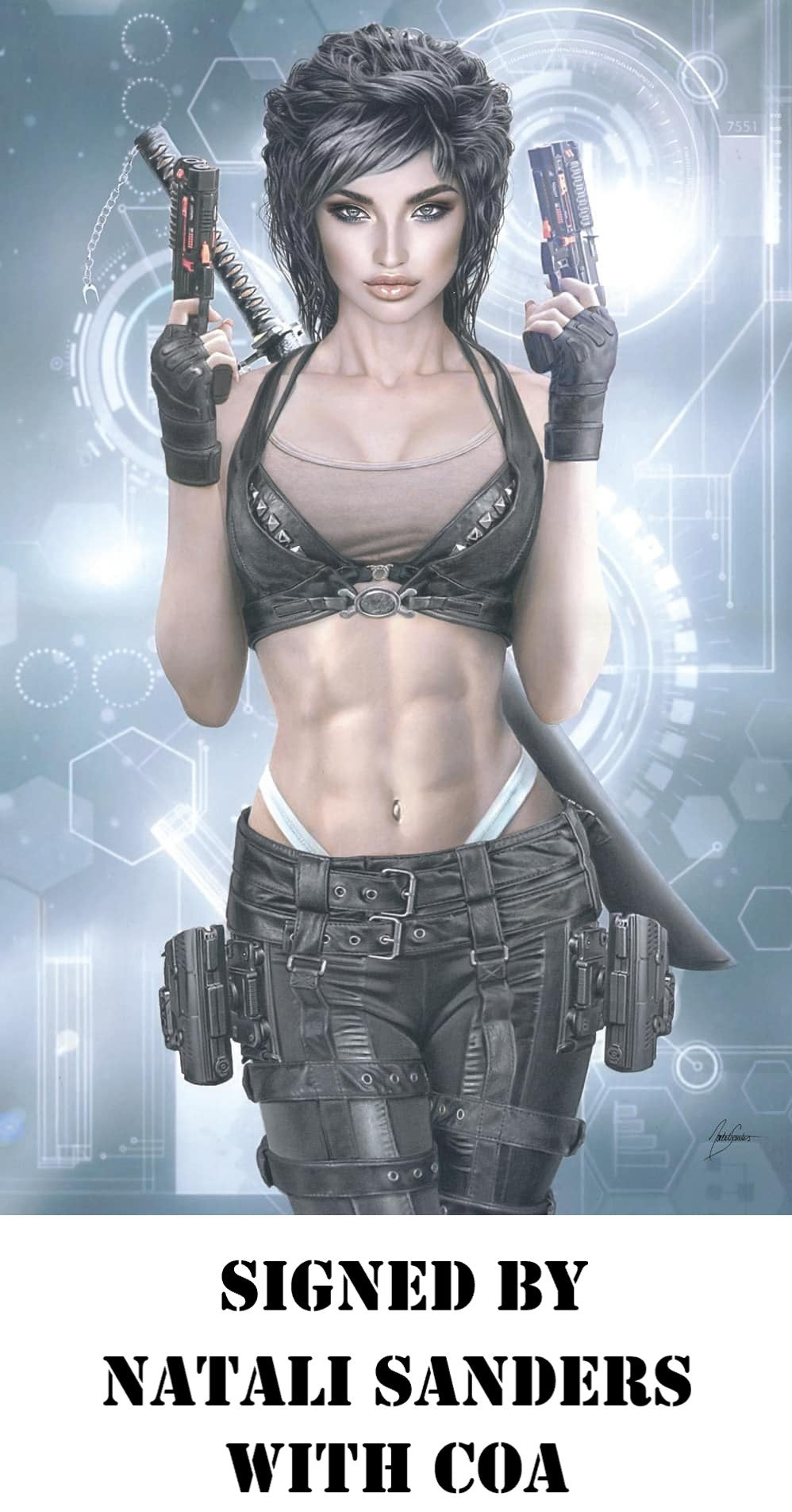 JENNIFER BLOOD #8 NATALI SANDERS VIRGIN VARIANT LIMITED TO 750 COPIES SIGNED BY NATALI SANDERS WITH COA