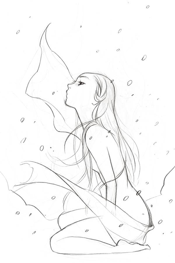 CIMMERIAN FROST GIANTS DAUGHTER #1 1:20 PEACH MOMOKO SKETCH VARIANT