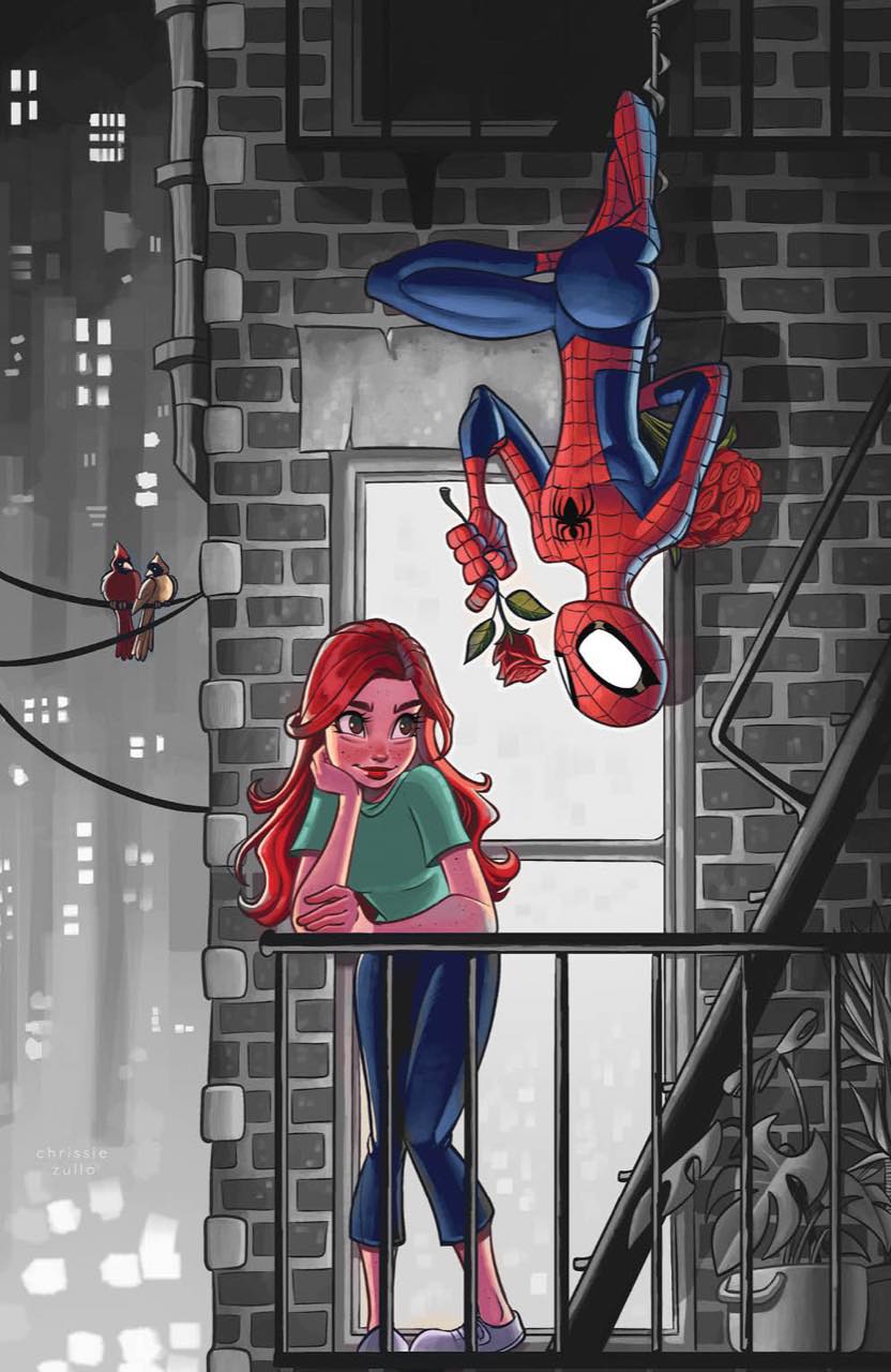 AMAZING SPIDER-MAN #1 CHRISSIE ZULLO COLOUR SPLASH MEGACON VARIANT LIMITED TO 1000 COPIES