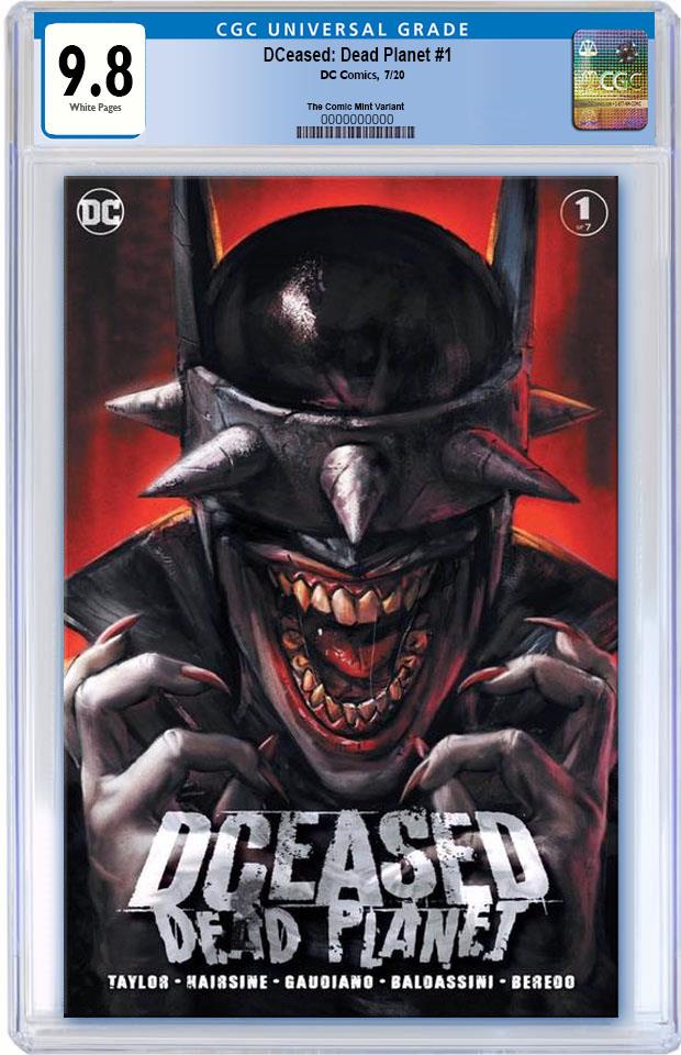 DCEASED DEAD PLANET #1 IAN MACDONALD BATMAN WHO LAUGHS VARIANT