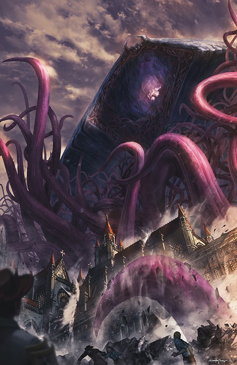 MAGIC THE GATHERING #1 SANTA FUNG 'EMRAKUL' VIRGIN VARIANT LIMITED TO 300 WITH NUMBERED COA