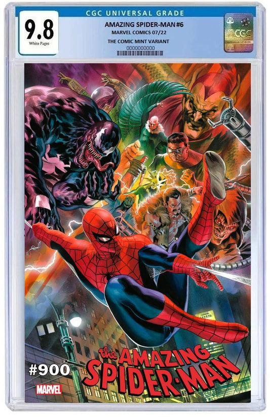 AMAZING SPIDER-MAN #6 (900TH ISSUE) FELIPE MASSAFERA TRADE DRESS VARIANT LIMITED TO 3000 CGC 9.8 PREORDER