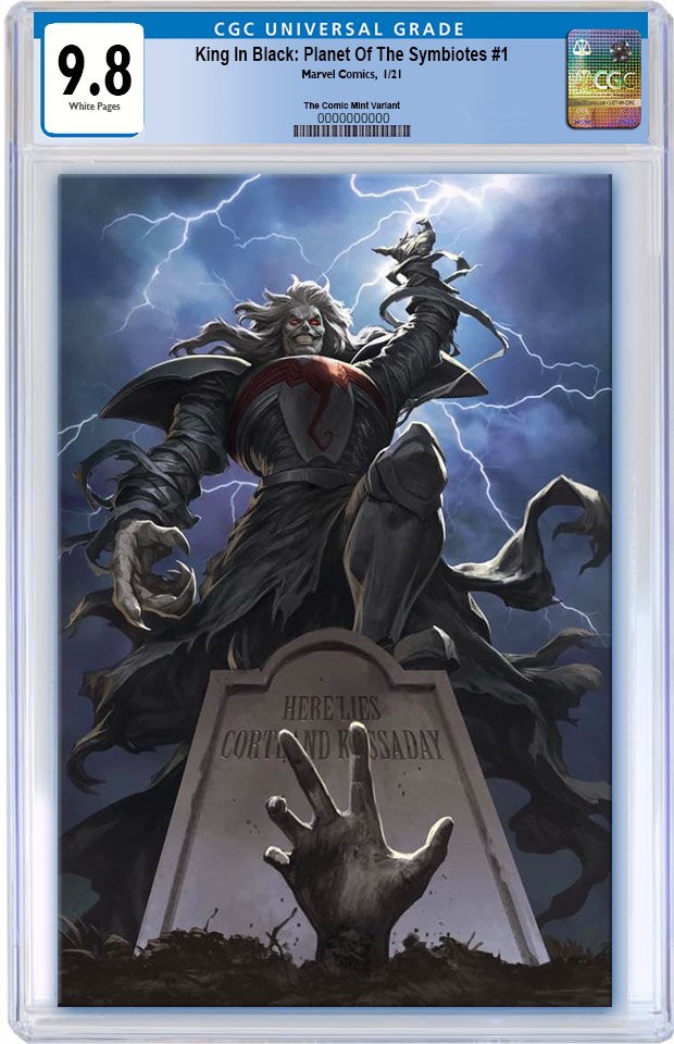 KING IN BLACK PLANET OF SYMBIOTES #1 SKAN SRISUWAN VIRGIN VARIANT LIMITED TO 800 WITH COA CGC 9.8 PREORDER