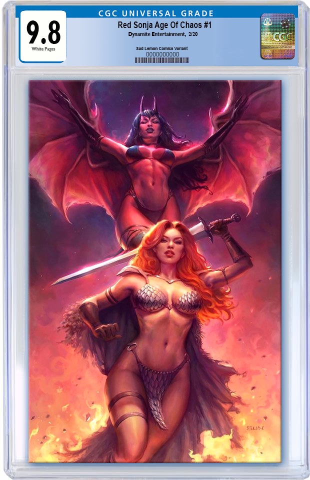 RED SONJA AGE OF CHAOS #1 SUN KHAMUNAKI VIRGIN VARIANT LIMITED TO 500
