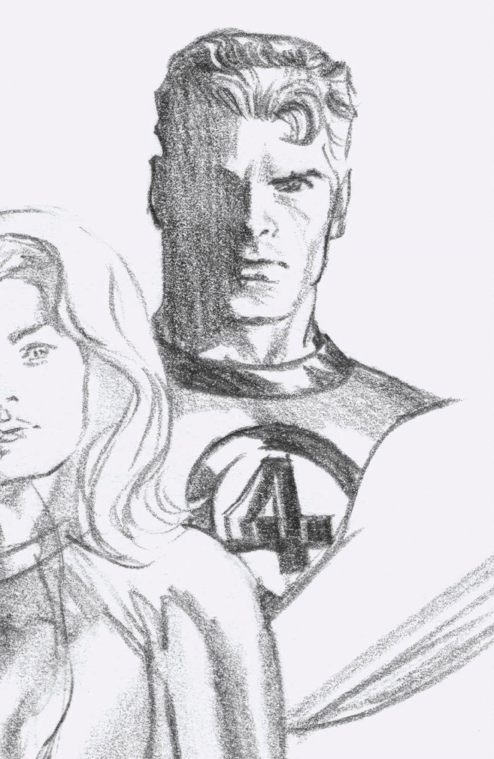 FANTASTIC FOUR #24 1:100 ALEX ROSS MISTER FANTASTIC TIMELESS SKETCH VARIANT (+FORTNITE/THOR CROSSOVER)