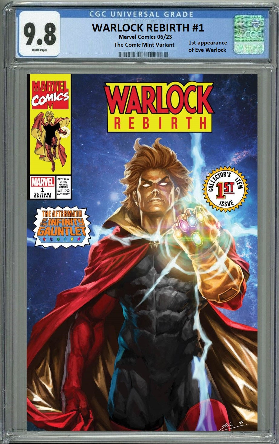 WARLOCK REBIRTH #1 SKAN SRISUWAN TRADE DRESS HOMAGE VARIANT LIMITED TO 3000 CGC 9.8 PREORDER
