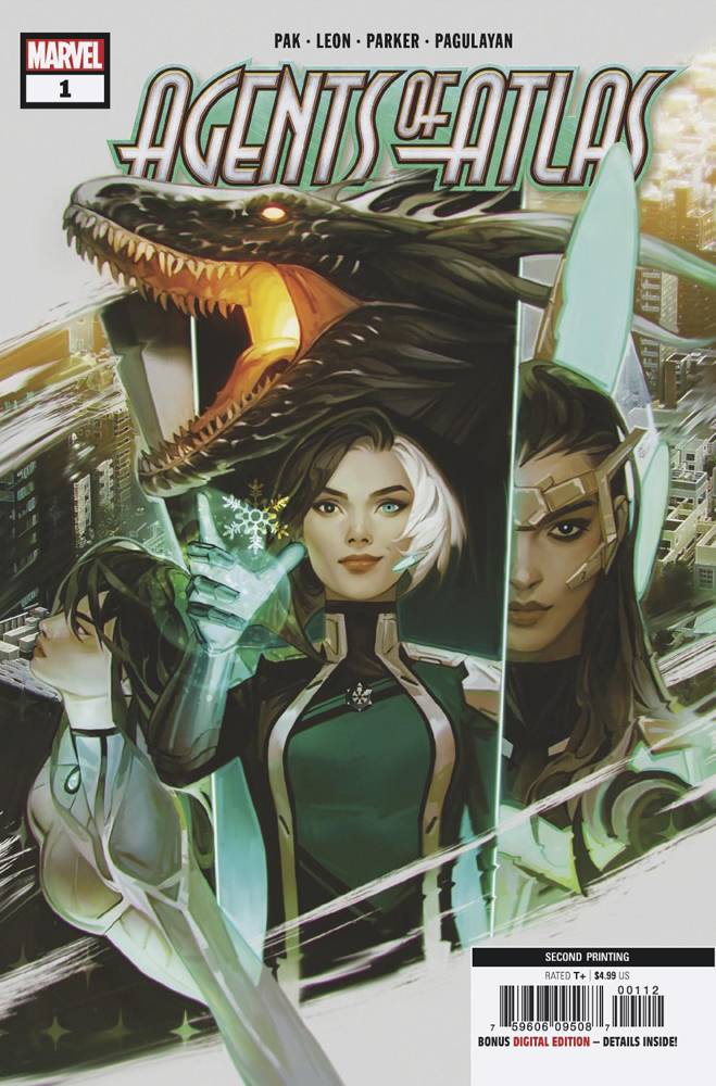 AGENTS OF ATLAS #1 RARE 2ND PRINT NEW ART REMENAR VARIANT
