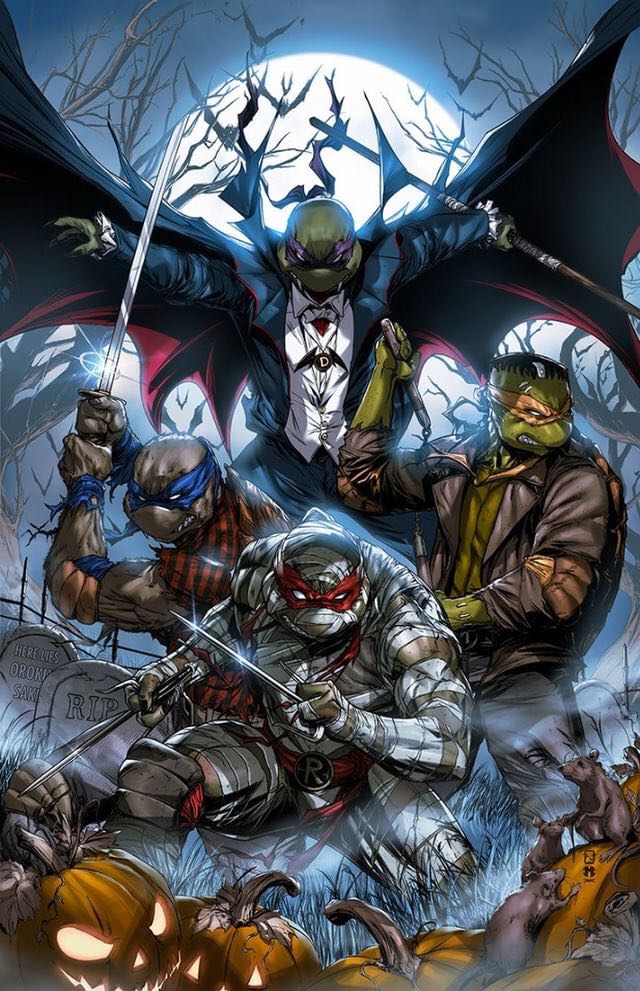 TMNT #123 RAYMOND GAY VIRGIN HALLOWEEN VARIANT LIMITED TO 800 COPIES
