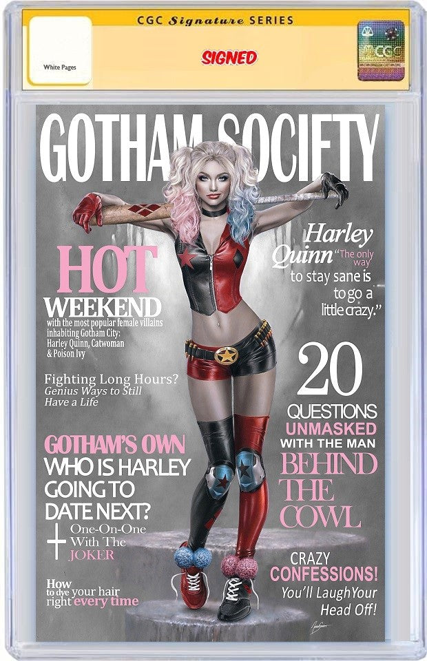 SUICIDE SQUAD #6 NATALI SANDERS MAGAZINE HOMAGE VARIANT CGC SS PREORDER