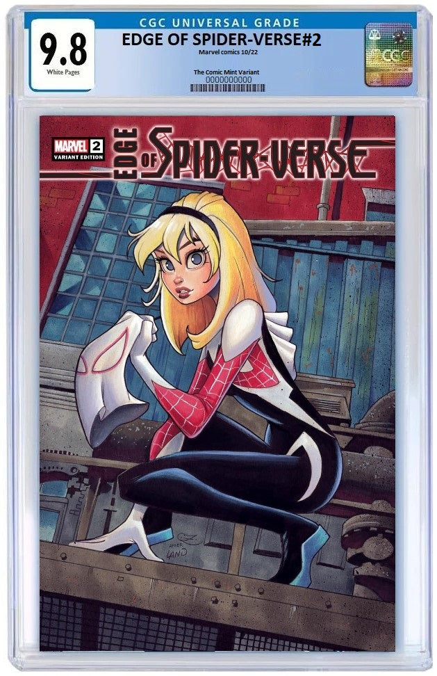EDGE OF SPIDER-VERSE #2 CHRISSIE ZULLO TRADE DRESS VARIANT LIMITED TO 3000 CGC 9.8 PREORDER