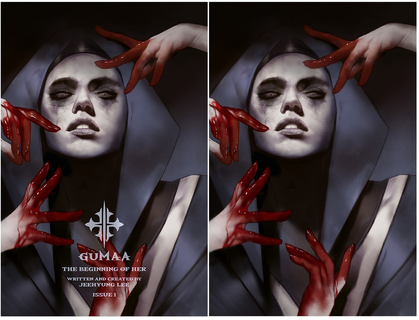GUMAA : THE BEGINNING OF HER #1 BEN OLIVER ULTRA RARE KICKSTARTER VARIANT TRADE/VIRGIN SET