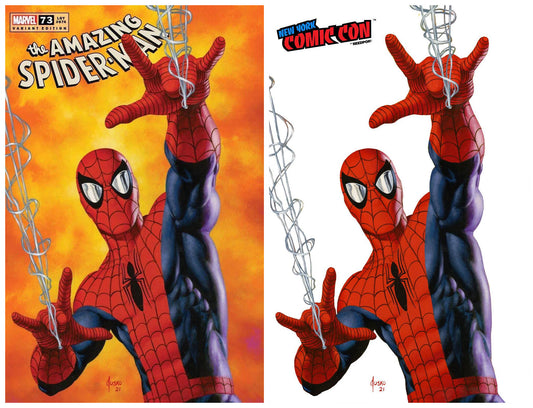 AMAZING SPIDER-MAN #73 JOE JUSKO EXCLUSIVE VARIANT LIMITED TO ONLY 1000 WITH COA & NYCC VARIANT