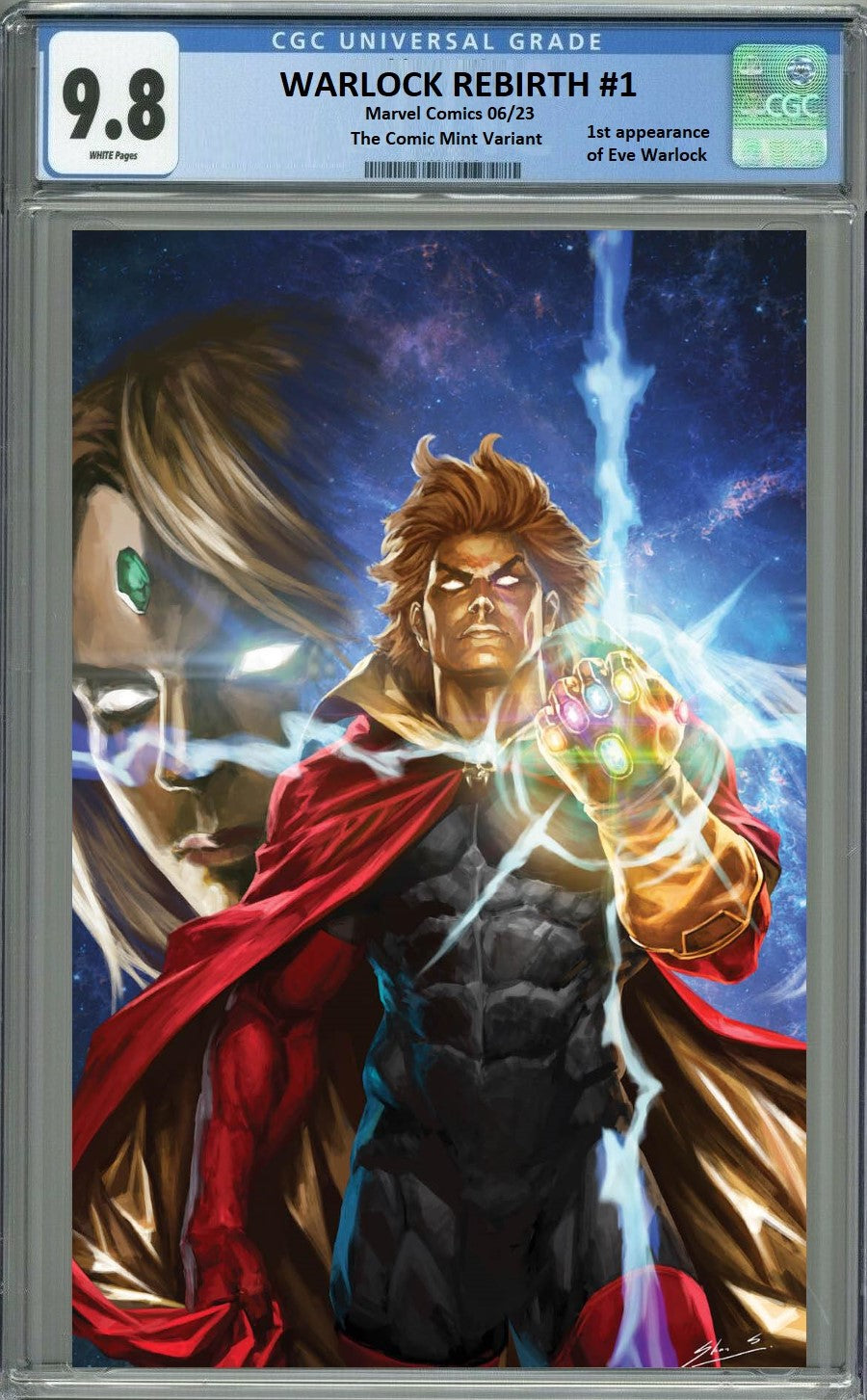 WARLOCK REBIRTH #1 SKAN SRISUWAN VIRGIN HOMAGE VARIANT LIMITED TO 600 COPIES WITH NUMBERED COA CGC 9.8 PREORDER