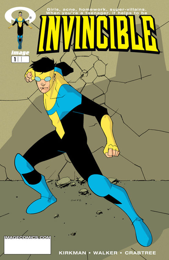 25/11/2020 INVINCIBLE #1 GOLD FOIL LOGO LCSD 2020 VARIANT