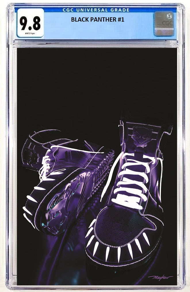BLACK PANTHER #1 MIKE MAYHEW VIRGIN VARIANT CGC 9.8 PREORDER