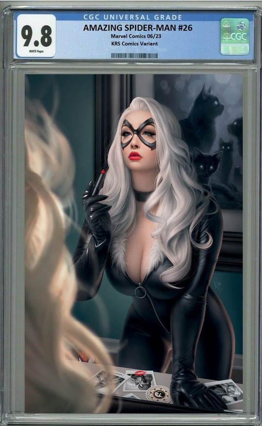 AMAZING SPIDER-MAN #26 WARREN LOUW VIRGIN VARIANT LIMITED TO 1000 COPIES CGC 9.8