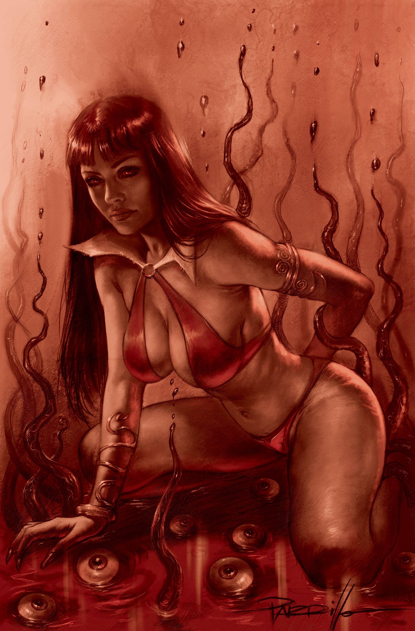 VAMPIRELLA #17 1:21 PARRILLO TINT VIRGIN VARIANT