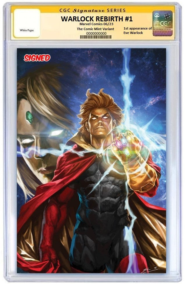 WARLOCK REBIRTH #1 SKAN SRISUWAN VIRGIN HOMAGE VARIANT LIMITED TO 600 COPIES WITH NUMBERED COA CGC SS PREORDER
