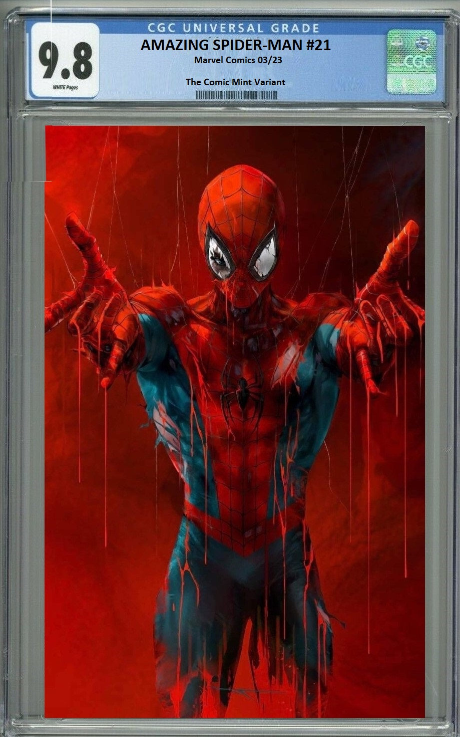 AMAZING SPIDER-MAN #21 IVAN TAO VIRGIN VARIANT LIMITED TO 1000 COPIES CGC 9.8 PREORDER