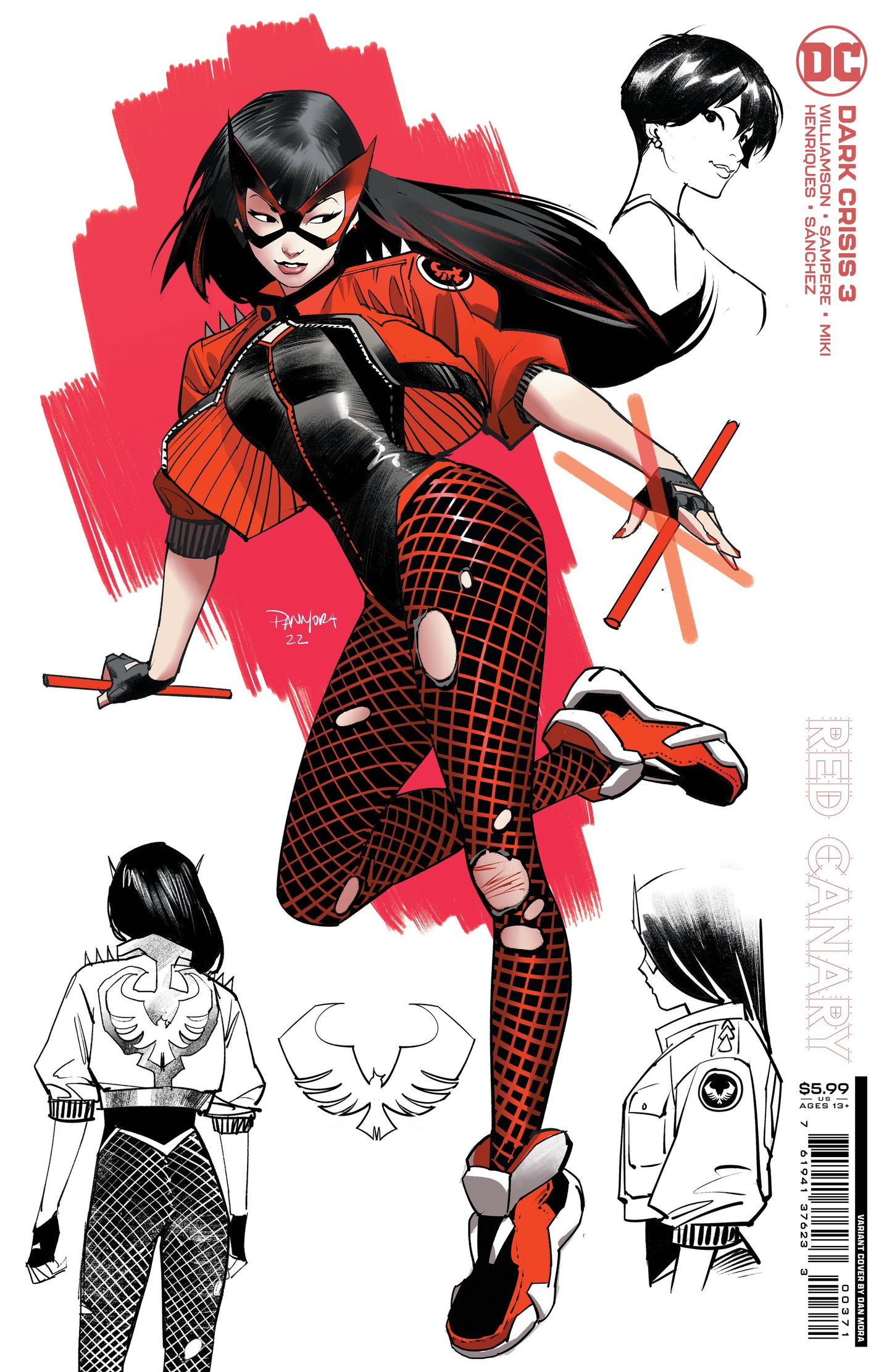 DARK CRISIS #3 (OF 7) CVR G MORA RED CANARY VARIANT