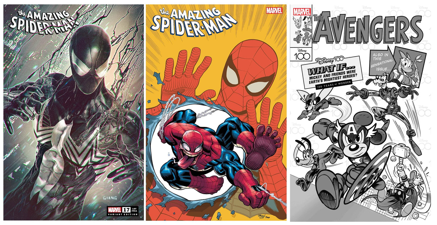 AMAZING SPIDER-MAN #17 JOHN GIANG VARIANT LIMITED TO 800 COPIES WITH NUMBERED COA + 1:25 & 1:100 VARIANTS