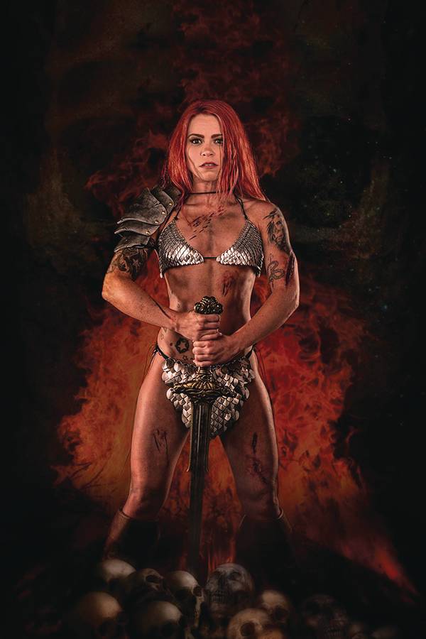 RED SONJA PRICE OF BLOOD #1 1:20 COSPLAY VIRGIN VARIANT