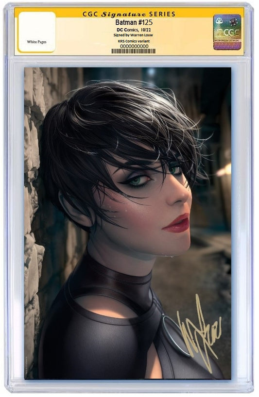 BATMAN #125 WARREN LOUW VIRGIN VARIANT LIMITED TO 1000 CGC SS PREORDER