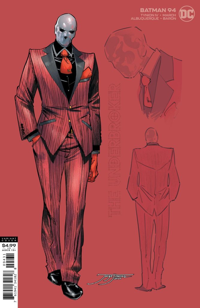 08/07/2020 BATMAN #94 1:25 UNDERBROKER VARIANT