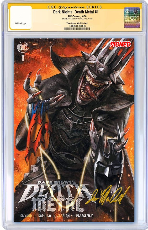 DARK NIGHTS DEATH METAL #1 IAN MACDONALD VARIANT