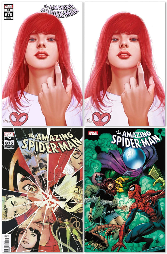 AMAZING SPIDER-MAN #74 INHYUK LEE TRADE/VIRGIN & 1:25/1:50 VARIANT SET