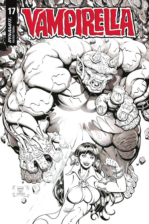 VAMPIRELLA #17 1:25 ROBSON AMAZING SPIDER-MAN #328 B&W HOMAGE VARIANT