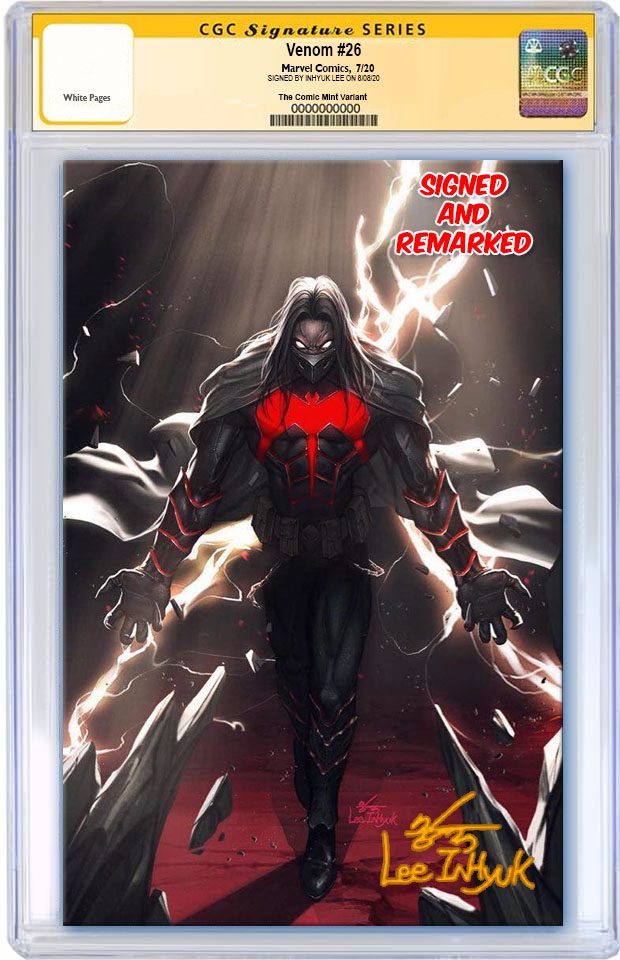 VENOM #26 INHYUK LEE MYSTERY VILLAIN VARIANT