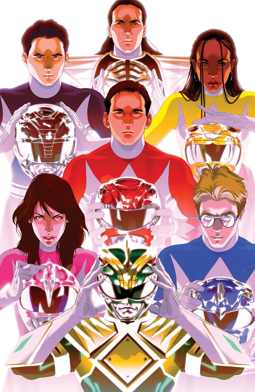 POWER RANGERS #1 RAFAEL GRASSETTI VARIANT LIMITED TO 1000 COPIES & ALL 6 RATIOS