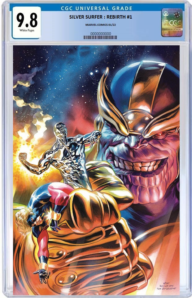 SILVER SURFER REBIRTH #1 FELIPE MASSAFERA VIRGIN VARIANT LIMITED TO 800 COPIES WITH COA CGC 9.8 PREORDER
