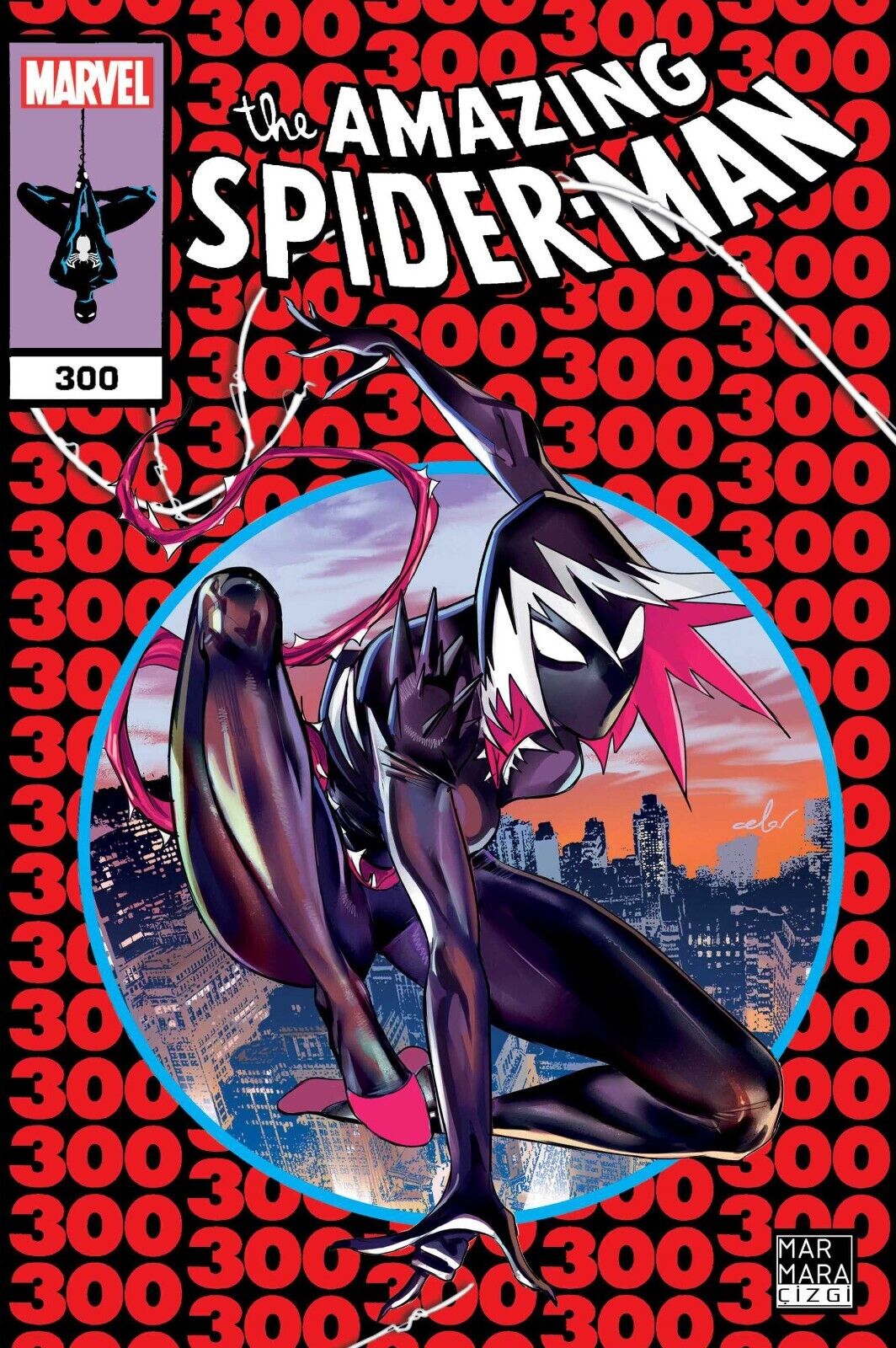 AMAZING SPIDER-MAN #300 EXCLUSIVE TURKISH REPRINT GWENOM CELOR VARIANT LIMITED TO 300 COPIES