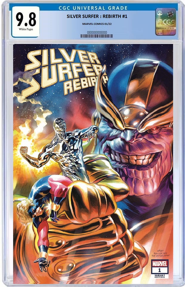 SILVER SURFER REBIRTH #1 FELIPE MASSAFERA TRADE DRESS VARIANT LIMITED TO 3000 COPIES CGC 9.8 PREORDER