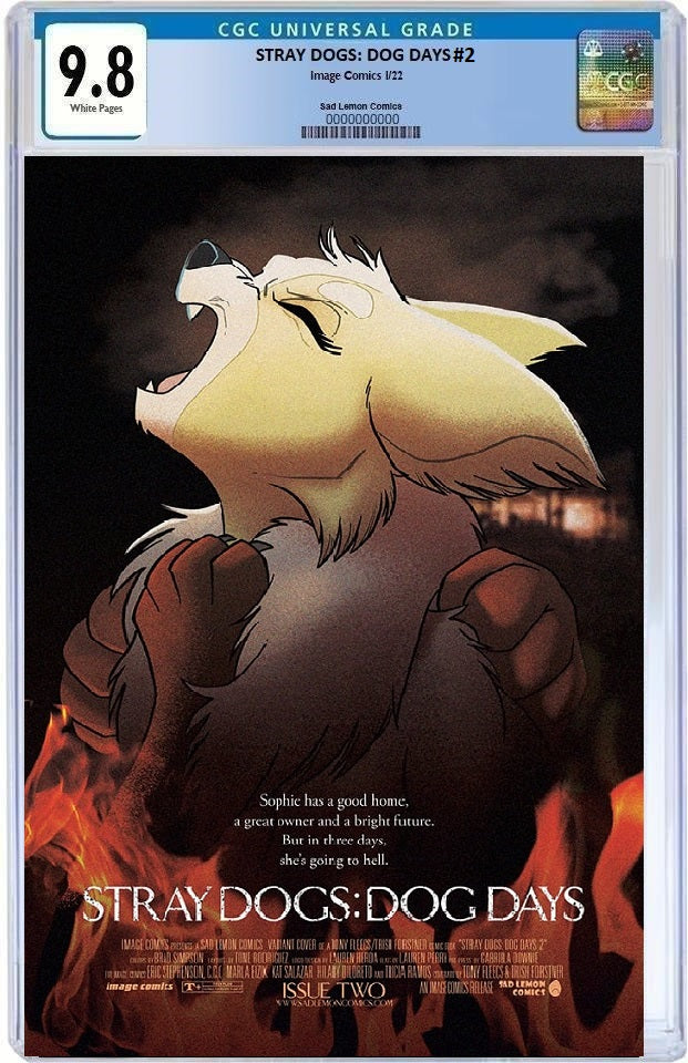 STRAY DOGS: DOG DAYS #2 FLEECS & FORSTNER DRAG ME TO HELL HOMAGE LIMITED TO 500 COPIES CGC 9.8 PREORDER