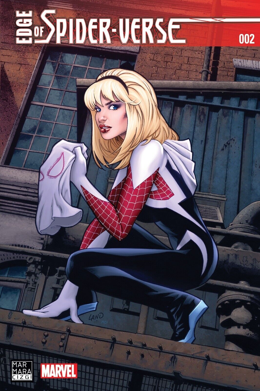 EDGE OF SPIDER-VERSE #2 '1ST APP OF SPIDER-GWEN' GREG LAND TURKISH TRADE DRESS VARIANT LIMITED TO 600 COPIES