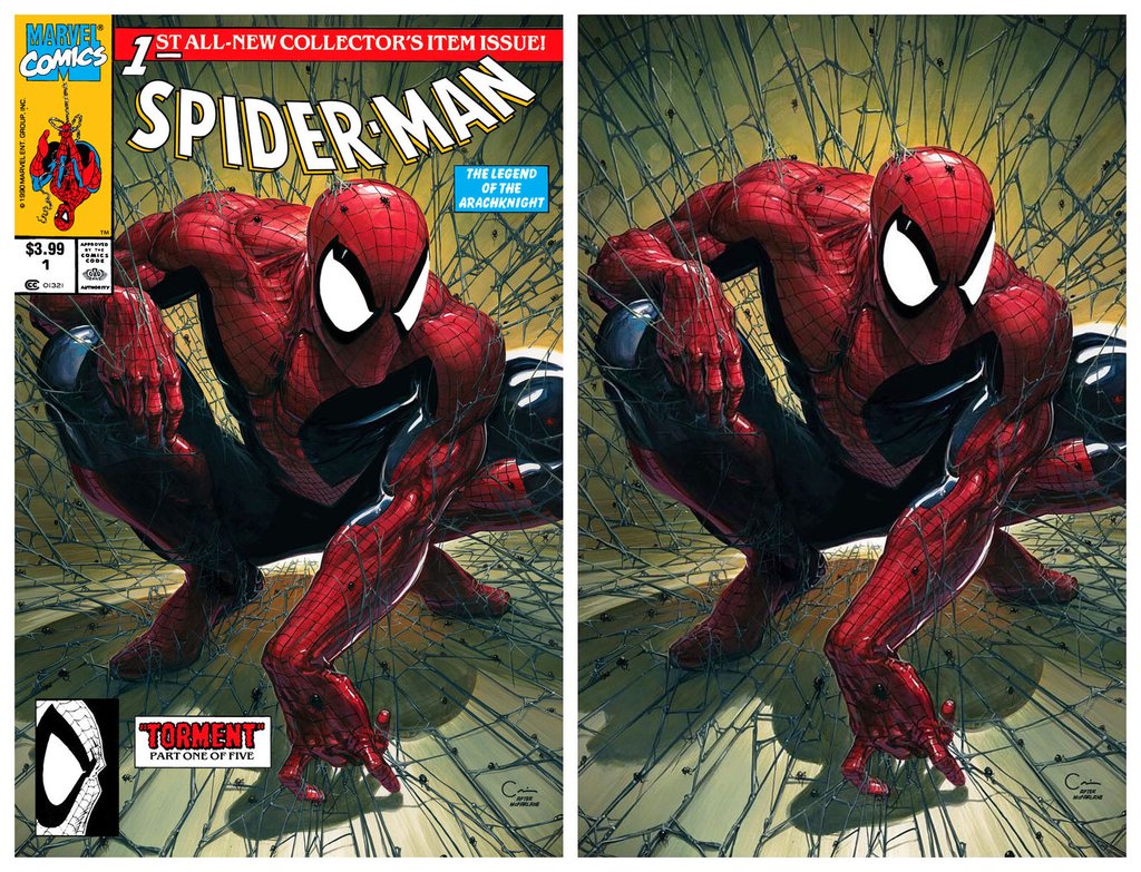 SPIDER-MAN #1 FACSIMILE EDITION CLAYTON CRAIN TRADE DRESS & VIRGIN OPTIONS