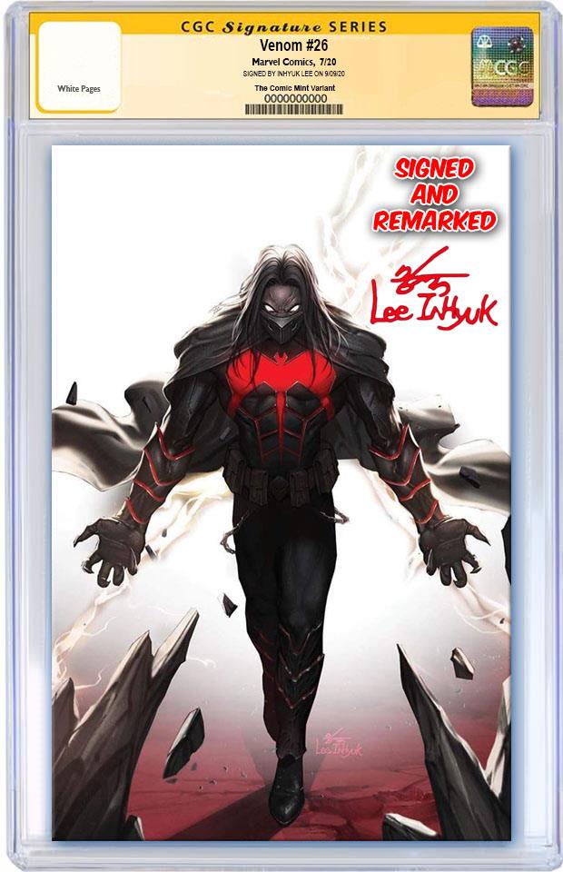 VENOM #26 INHYUK LEE MYSTERY VILLIAN SDCC WEEKEND VIRGIN VARIANT