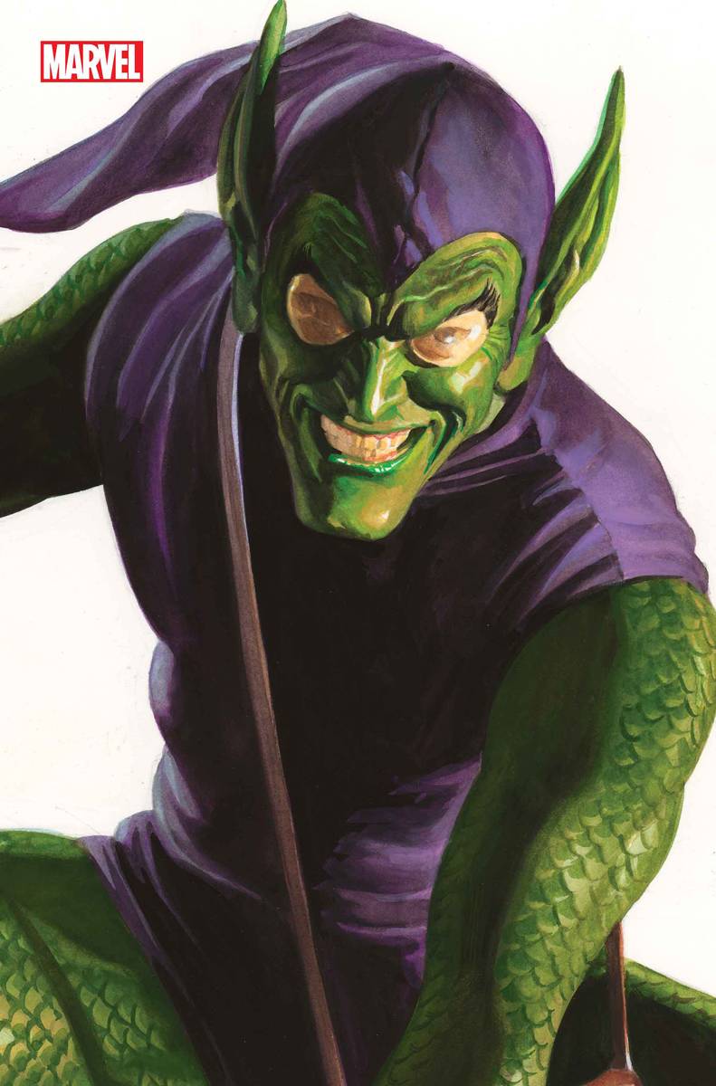 01/03/2023 HALLOWS EVE #1 ALEX ROSS TIMELESS GREEN GOBLIN VIRGIN VARIANT