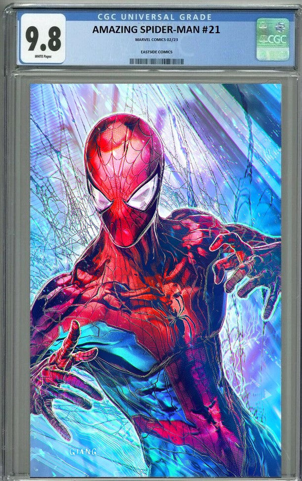 AMAZING SPIDER-MAN #21 JOHN GIANG MEGACON VIRGIN VARIANT LIMITED TO 1000 COPIES - RAW & CGC OPTIONS