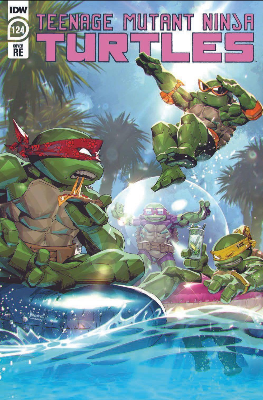 TMNT #124 KAEL NGU TRADE DRESS VARIANT LIMITED TO 1000 COPIES