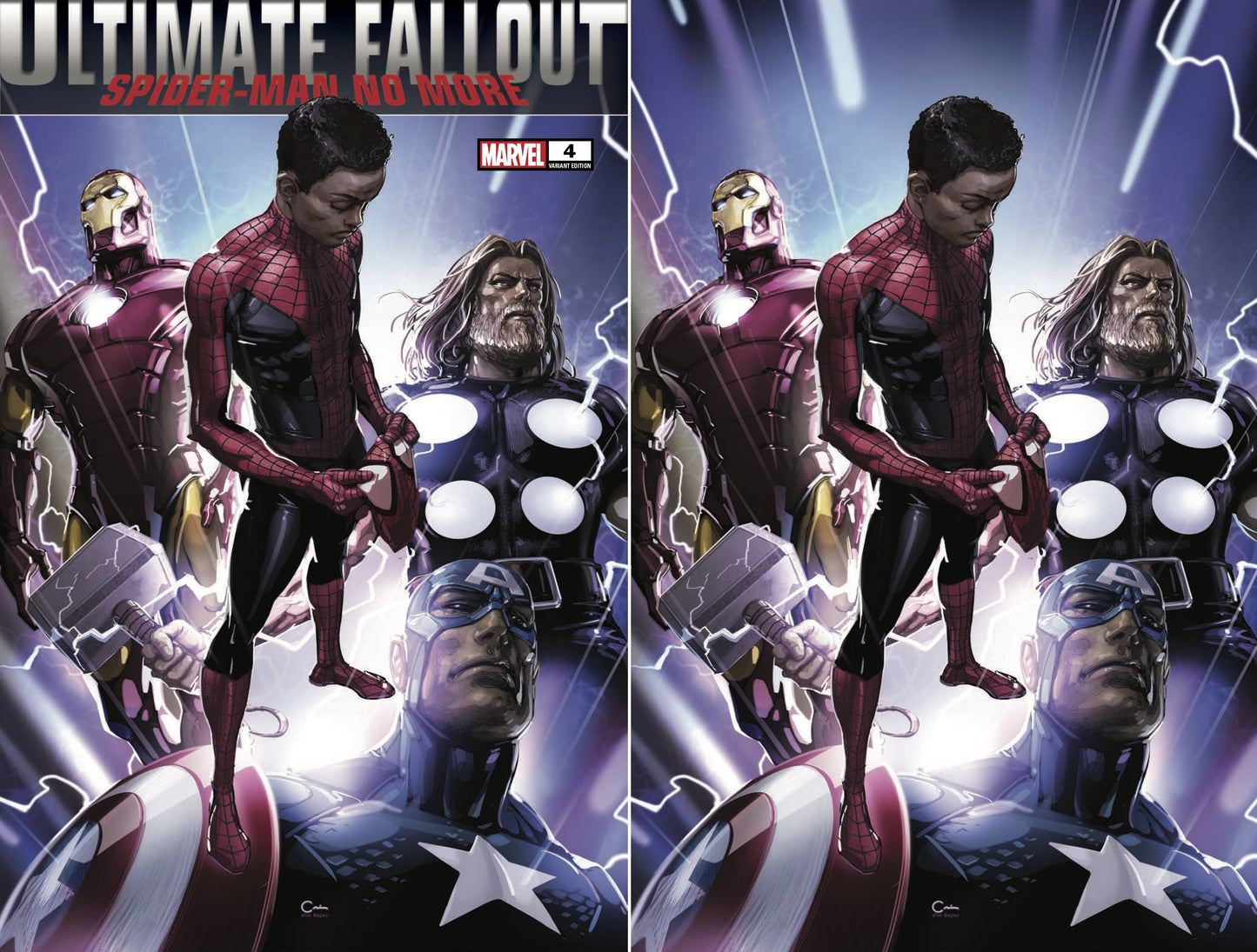 ULTIMATE COMICS FALLOUT #4 FACSIMILE CLAYTON CRAIN TRADE/VIRGIN VARIANT SET