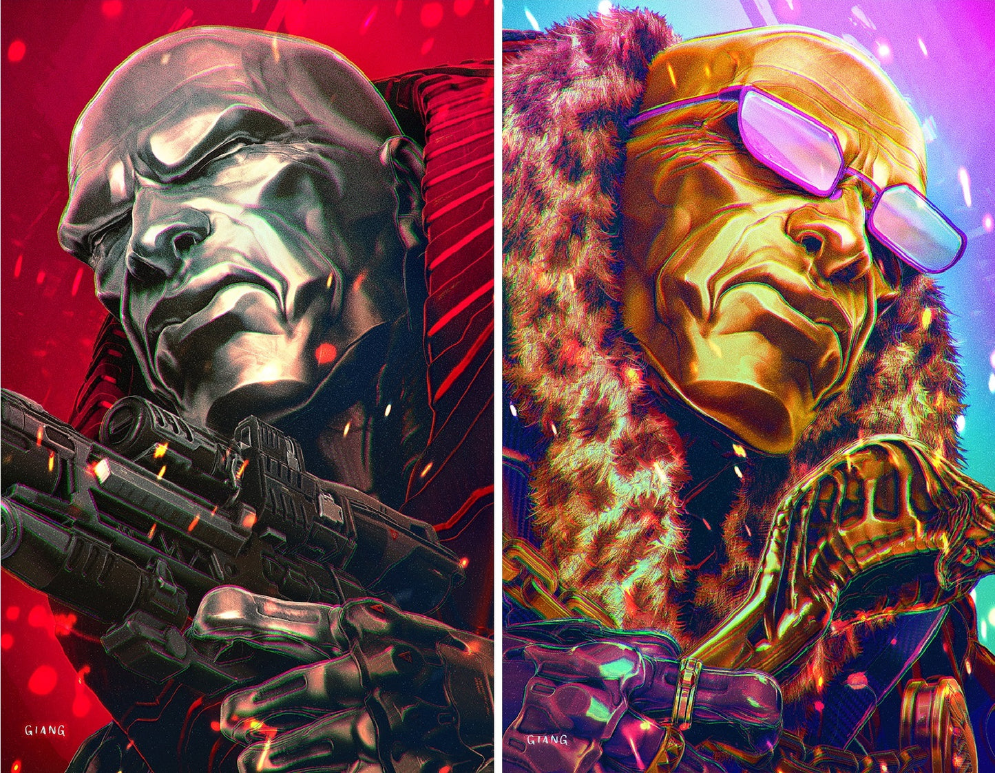 GI JOE #289 JOHN GIANG DESTRO/BIG DADDY DESTRO VARIANT SET LIMITED TO 750 SETS