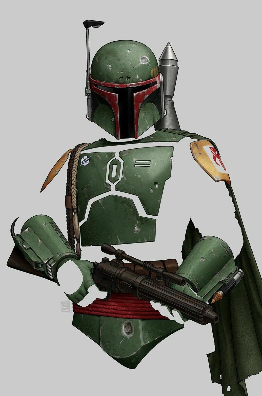 STAR WARS WAR BOUNTY HUNTERS #4 JOHN TYLER CHRISTOPHER 2ND PRINT NEGATIVE VARIANT