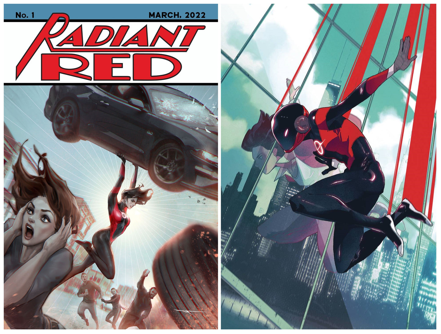 RADIANT RED #1 IVAN TAO ACTION COMICS 1 HOMAGE VARIANT LIMITED TO 500 COPIES & 1:25 VARIANT