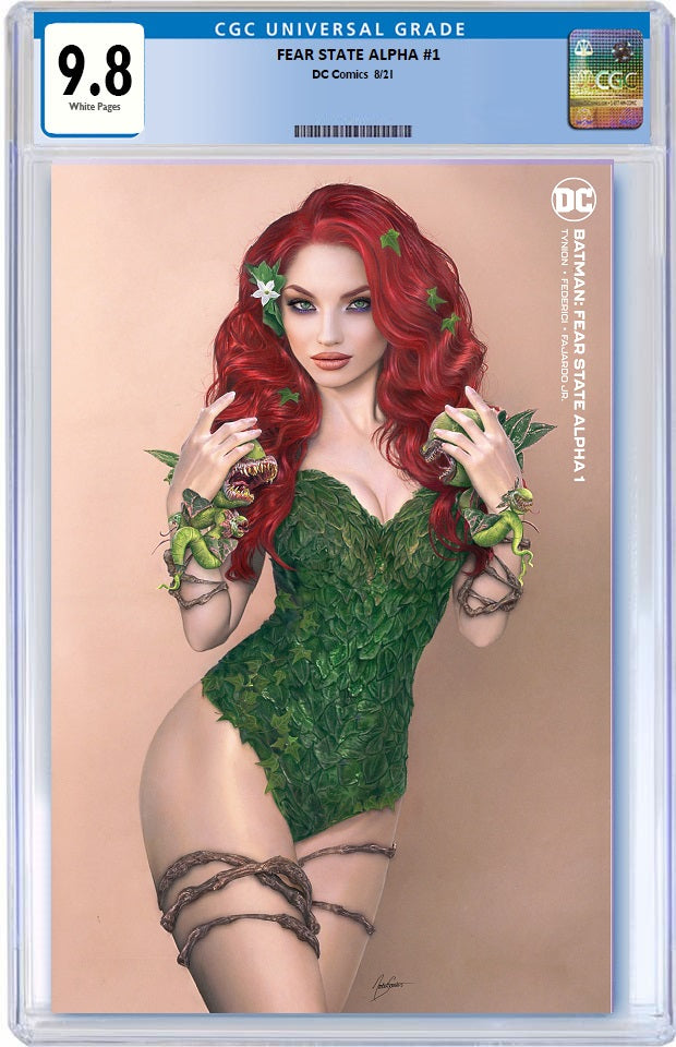 BATMAN FEAR STATE ALPHA #1 NATALI SANDERS MINIMAL TRADE DRESS VARIANT CGC 9.8 PREORDER